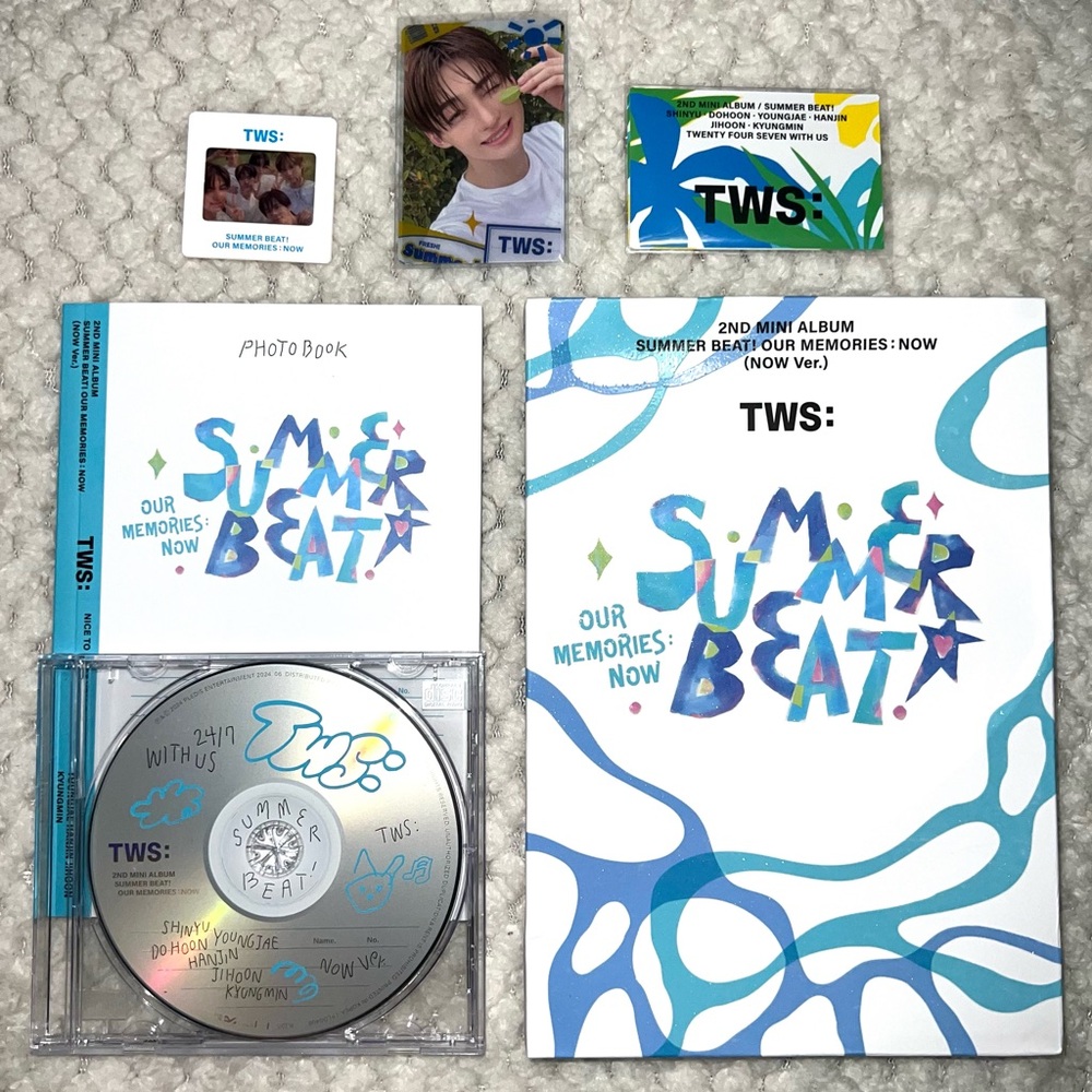 TWS CD Summer Beat Now Version 2nd Mini Album Jihoon Photocard K Pop